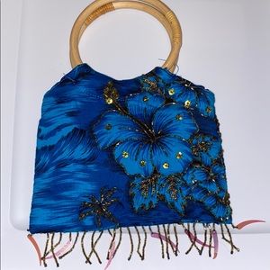 Hawaiian print bag